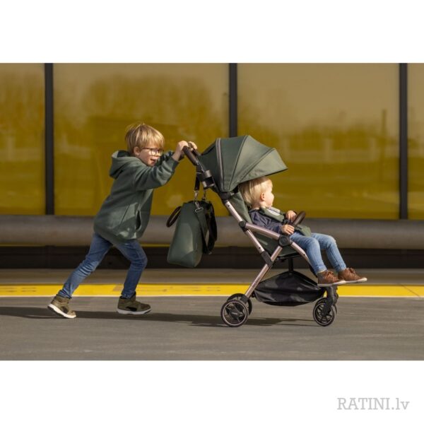 Ratini.lv | Influencer AIR bērnu ratiņi krāsa Violet Grey bilde #29