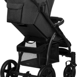 Lionelo Annet PLUS bērnu ratiņi krāsa Black Carbon