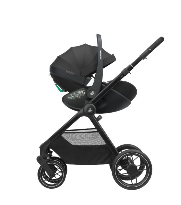 Ratini.lv | Oxford+ bērnu ratu komplkets 2in1 ar Sense kulbiņu krāsa Twillic Black bilde #17