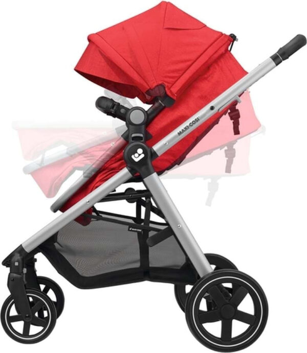 Ratini.lv | Zelia bērnu ratiņi krāsa Nomad Red bilde #13