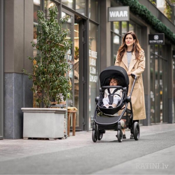 Ratini.lv | Zelia 2 sporta ratiņi krāsa Essential Black bilde #25