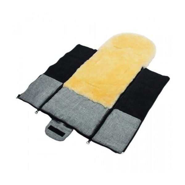 Ratini.lv | Multifunctional Footmuff bērnu ratu guļammaiss krāsa Grey Melange bilde #11