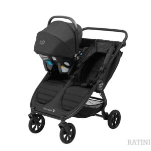 Baby Jogger City Mini GT 2 Double ratiņi diviem bērniem krāsa Jet