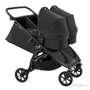 Baby Jogger City Mini GT 2 Double ratiņi diviem bērniem krāsa Jet