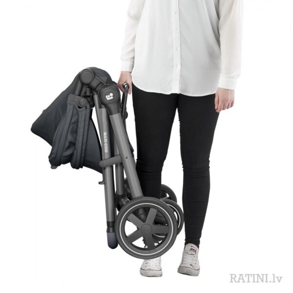Ratini.lv | Zelia 2 sporta ratiņi krāsa Essential Black bilde #13