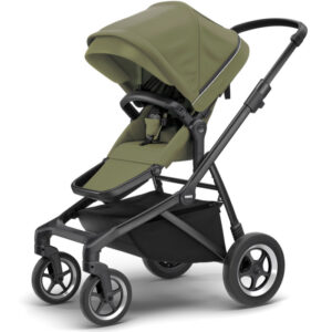 Thule Sleek ratiņi krāsa Soft Green on Black