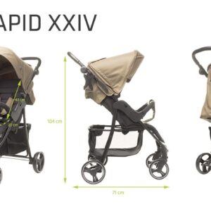 4Baby Rapid XXIV bērnu ratiņi