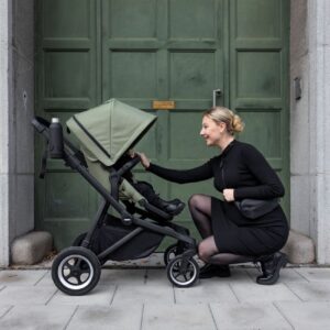 Thule Sleek ratiņi krāsa Soft Green on Black