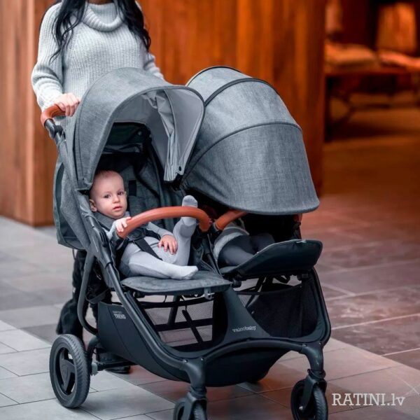 Ratini.lv | Snap Duo Trend dvīņu ratiņi krāsa Charcoal bilde #29