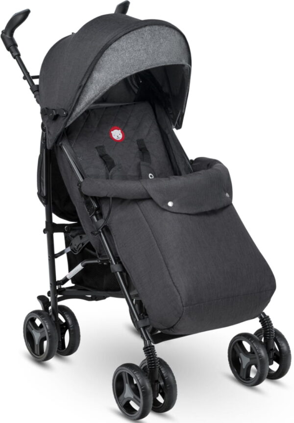 Ratini.lv | Irma bērnu ratiņi krāsa Black/Dark Grey bilde #1