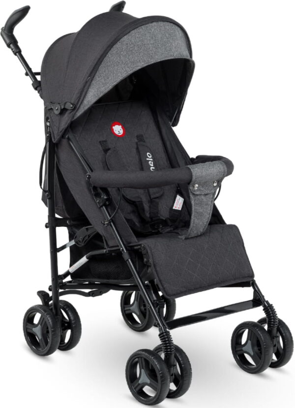 Ratini.lv | Irma bērnu ratiņi krāsa Black/Dark Grey bilde #3