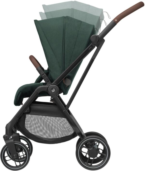Ratini.lv | Leona 2 bērnu ratiņi krāsa Twillic Green bilde #9