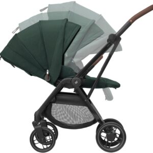 Maxi Cosi Leona 2 bērnu pastaigu ratiņi krāsa Twillic Green