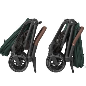 Maxi Cosi Leona 2 bērnu pastaigu ratiņi krāsa Twillic Green