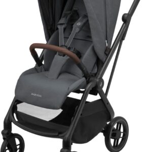 Maxi Cosi Leona 2 bērnu pastaigu ratiņi krāsa Twillic Graphite