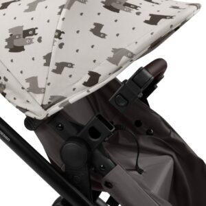 ABC Design Migno leļļu ratiņi ar kulbu krāsa Marron