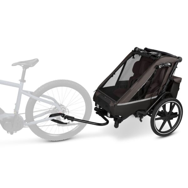 Ratini.lv | Bike Trailer Tour 2 bērnu velo piekabe krāsa Falcon bilde #3