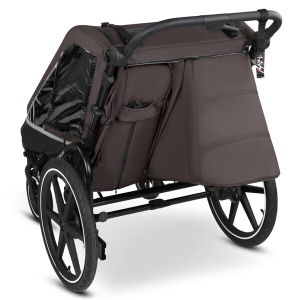 Ratini.lv | Bike Trailer Tour 2 bērnu velo piekabe krāsa Falcon bilde #11