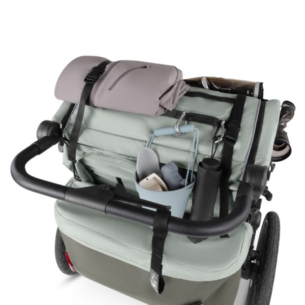 Ratini.lv | Bike Trailer Tour 2 bērnu velo piekabe krāsa Olive bilde #21