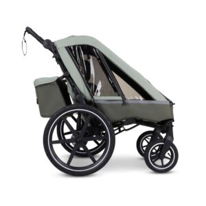 ABC Design Bike Trailer Tour 2 bērnu velo piekabe krāsa Olive