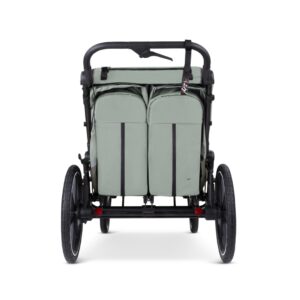 ABC Design Bike Trailer Tour 2 bērnu velo piekabe krāsa Olive