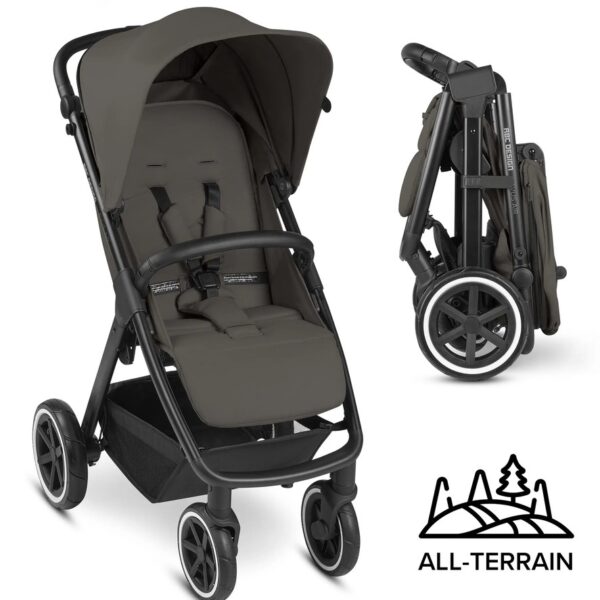 ABC Design AVUS 2 Air bērnu pastaugu ratiņi krāsa Avacado