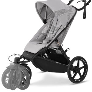 Cybex AVI Spin sporta ratiņi krāsa Fog Grey