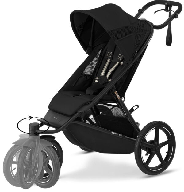 Ratini.lv | AVI Spin sporta ratiņi krāsa Moon Black bilde #1