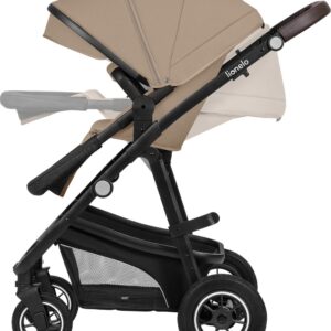 Lionelo BIANKA bērnu ratu komplekts 3in1 krāsa BEIGE SAND