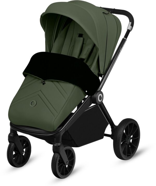Ratini.lv | Mika Plus bērnu ratiņi krāsa GREEN OLIVE bilde #1