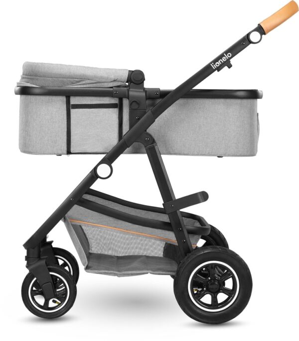Ratini.lv | Multifunctionali bērnu ratiņi LO-AMBER 2IN1 krāsa GREY STONE bilde #13