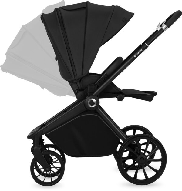 Ratini.lv | Mika Plus bērnu ratiņi krāsa BLACK ONYX bilde #19