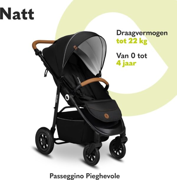 Ratini.lv | Natt bērnu ratiņi krāsa BLACK ONYX bilde #21