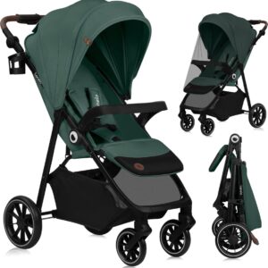 Lionelo Emma One bērnu ratiņi krāsa  GREEN FOREST