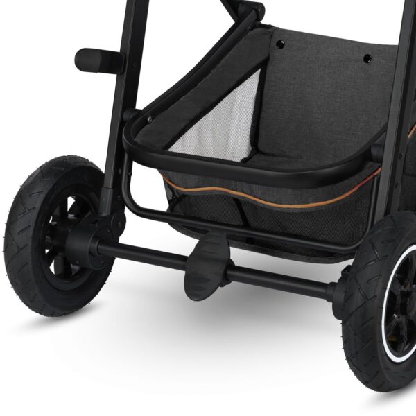 Ratini.lv | AMBER 2IN1 bērnu ratiņi krāsa GREY GRAPHITE bilde #21