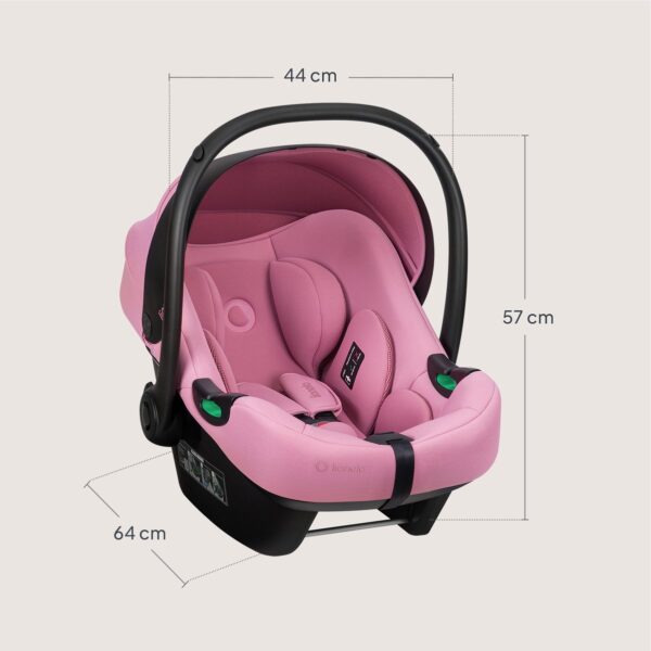 Ratini.lv | Astrid I-Size autokrēsliņš mazuļiem 40-87cm krāsa Roze bilde #19