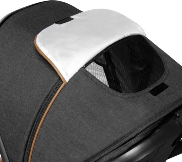 Ratini.lv | AMBER 2IN1 bērnu ratiņi krāsa GREY GRAPHITE bilde #17