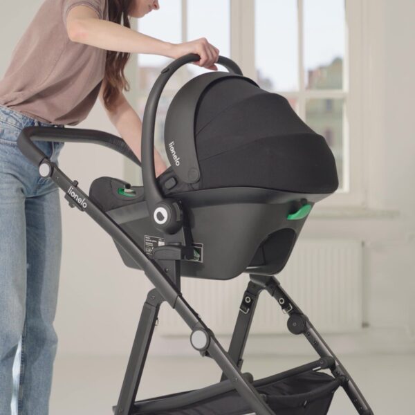 Ratini.lv | BIANKA 3IN1 bērnu ratiņi krāsa BLACK ONYX bilde #9