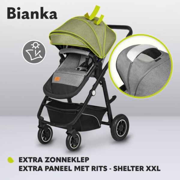 Ratini.lv | Multifunctionali bērnu ratiņi LO-BIANKA 3IN1 krāsa GREY STONE bilde #23
