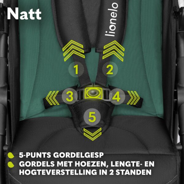 Ratini.lv | Natt bērnu ratiņi krāsa GREEN EMERALD bilde #13