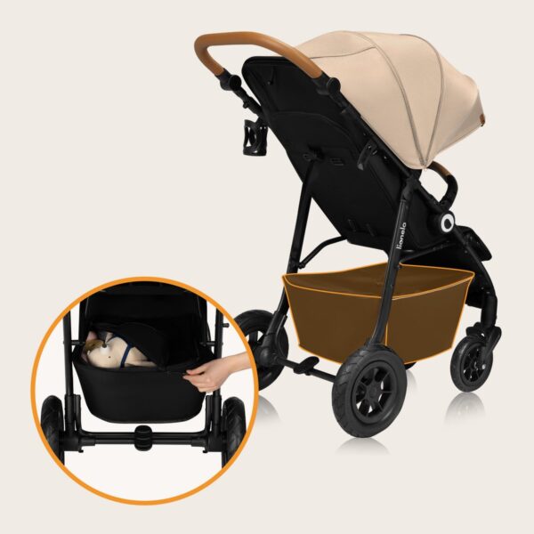 Ratini.lv | Natt bērnu ratiņi krāsa BEIGE SAND bilde #23