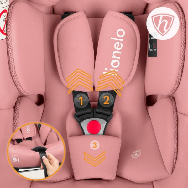 Ratini.lv | Astrid I-Size autokrēsliņš 40-87cm krāsa Pink Coral bilde #7
