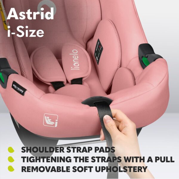 Ratini.lv | Astrid I-Size autokrēsliņš 40-87cm krāsa Pink Coral bilde #11