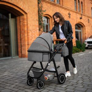 Lionelo AMBER 2IN1 bērnu ratu komplekts