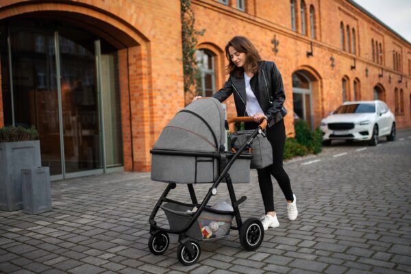 Ratini.lv | LO-AMBER 3IN1 bērnu ratiņi krāsa BLUE NAVY bilde #69