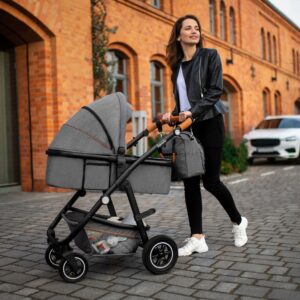 Lionelo AMBER 3IN1 bērnu ratu komplekts