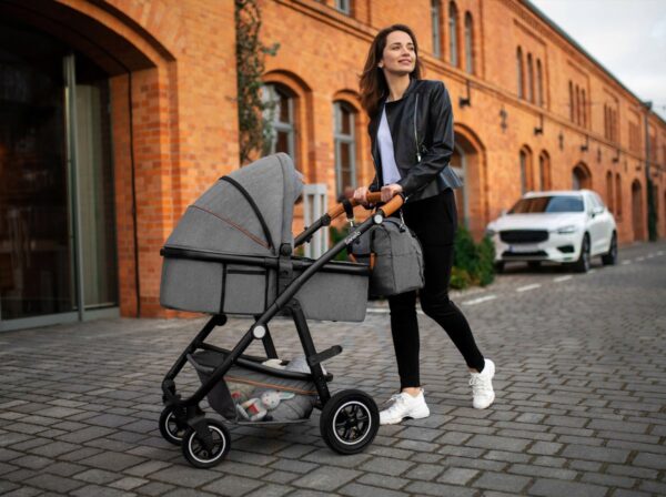 Ratini.lv | LO-AMBER 3IN1 bērnu ratiņi krāsa BLUE NAVY bilde #71
