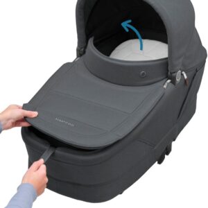 Maxi Cosi SENSE bērnu ratu kulba krāsa Twillic Graphite