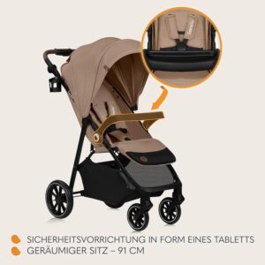 Lionelo Emma One bērnu ratiņi krāsa BEIGE SAND