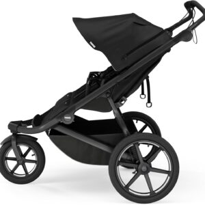 Thule Urban Glide 3 Double dvīņu sporta ratiņi ar magnētisku sprādzi krāsa Black